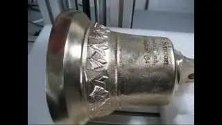 Церковные колокола. Нанесение надписи на колокол лазером. Цитаты из Святого Писания на колоколе