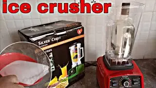 CAN IT CRUSH BOTTLE AND ICE??UNBOXING AND TESTING SILVER CREST BLENDER 4500 WATTS(raw review)