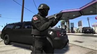 GTA 5 NPC Wars 137 - U.B.C.S vs LSPD/NOOSE #npcwars