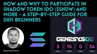 Why & How to Participate in Shadow IDO ($SHDW) and More — A Step-by-Step Guide for DeFi Beginners