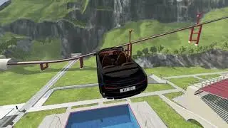Car Jumps On Pool – BeamNG Drive