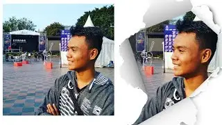 picsart tutorial - Edit foto 3d Instagram (paper Torn style)