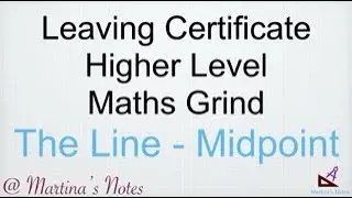 Maths Grind - The Line - Midpoint