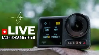 Testing The DJI Osmo Action 4, Webcam & Live Streaming