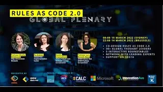 Rules as Code 2.0 Global Plenary - AUSCL + UNSW Allens Hub
