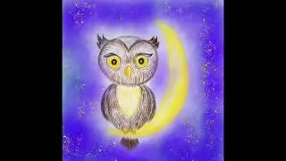 Сова  Рисование поэтапно карандашом Step by step drawing 