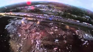 Arkansas Tornado Damage Aerial Video 4 27 2014
