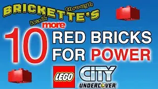 10 More Red Bricks for Power, Protection, Scanning in LEGO City Undercover SEE DESCRIPTION for times