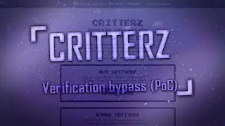 Critterz NFT In-Game Verification Bypass (PoC)