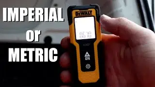 How to change DeWalt Laser Measurer from Metric to Imperial
