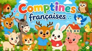 50 Min Comptines pour Enfants🐥 | Chansons Françaises Éducatives avec Karaoké