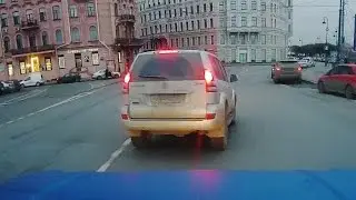 ДТП Land Cruiser против Range Rover.