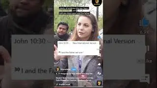 Bro Hashim KO's Christian Lady - @DawahWise #speakerscorner