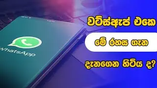 whatsapp secret tips and tricks in sinhala | whatsapp tricks and tips