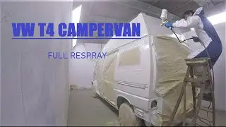 Volkswagen Transporter FULL RESPRAY #T4 #campervan