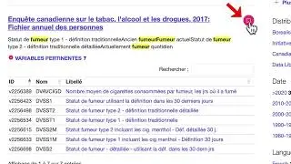 Navigation des résultats