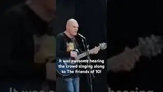 It was awesome hearing the crowd singing along to The Friends of 10! #Thefriendsof10 #friendsof10