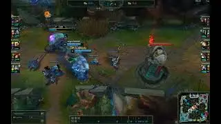 Volibear and Tahm Kench demolish whole top lane in 2 minutes