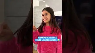 QUANDO MIA NIPOTE VENDE INFORMAZIONI 😏 - iPantellas