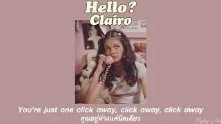 Hello - Clairo [THAISUB|แปลเพลง]
