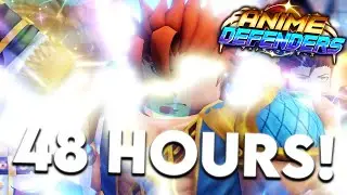 I Played Anime Defenders Update 5 For 48 Hours & Became The BEST!