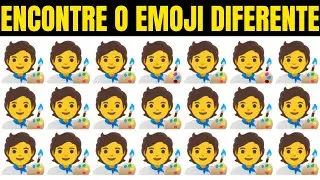 QUÃO BONS SÃO SEUS OLHOS? #27 | Encontre o emoji diferente | Teste de quebra-cabeças com emoji