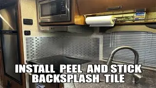 Installing Peel & Stick Backsplash Tile & Trim  (Tips & Tricks Included)