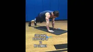 Split Plyometric Push-Up To Mountain Climber