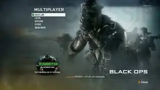 Call of Duty: Black Ops (2010) - Xbox 360 Multiplayer Menu (4K)