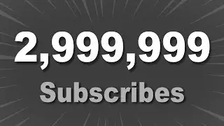 HITTING 3 MILLION SUBSCRIBERS!