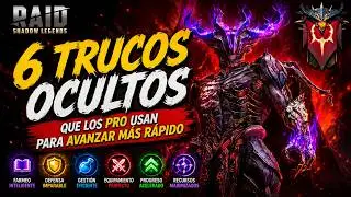 6 TRICKS that the PROS DON'T WANT YOU TO KNOW in Raid Shadow Legends