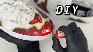 Painting COLOR CHANGING Vans TUTORIAL