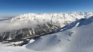 Домбай. Горные лыжи. Трассы. Ночная жизнь