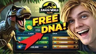 Jurassic World Alive Hack -This is The Best Unlimited Cash Mod in Jurassic World Alive (iOS & Androi