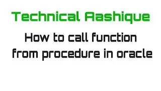 How to call function from procedure in oracle