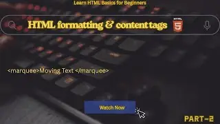 💻 HTML Scrolling Text Effect Using Marquee Tag | Beginner Friendly Tutorial | CodeCrazyX