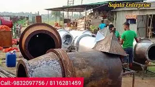 6pic muri machine delivery from Maharashtra | ss roaster machine | muri making machine