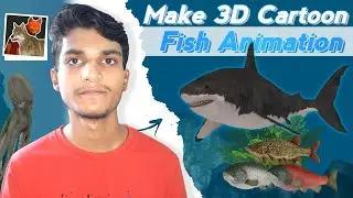 How to Make Fish Animation Videos in Mobile 🐟 || Make 3D Animation Videos Using Mobile