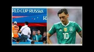 The reporter discovered what had happened to Mesut Ozil at the end of Germany and Korea
