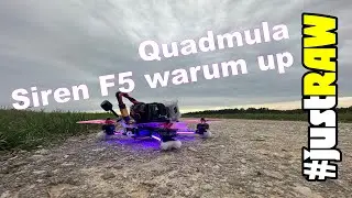 Quadmula Siren F5 mini FPV warm up #justRAW