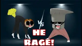 he rage.....