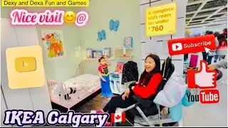 A NICE VISIT IN IKEA CALGARY AB CANADA🇨🇦