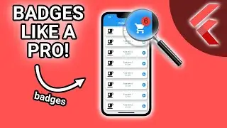 Show As Many Badges As You Want In Your Flutter App  (badges) 