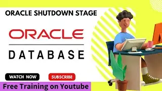 Oracle Shutdown stage | Oracle Database in Hindi/Urdu | How to Shutdown Oracle Database | Shutdown
