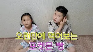 [원앤호] 오랜만에 먹어보는 포켓몬 빵 / 포켓몬 띠부씰 확인