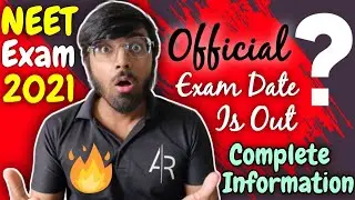 NEET 2021 Latest News Today🔥🔥| NEET 2021 Exam Date Announced🤩🙌| NEET 2021 Postponed✅ 