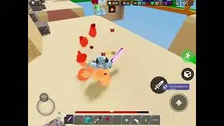 Playing bed wars by my self ina duos map 😭