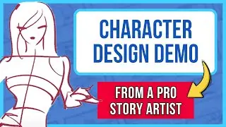 Character Design Demo From a Pro Storyboard Artist