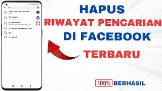 Cara Menghapus Semua Riwayat Pencarian Facebook