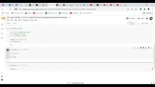 Code with me - math formulas in Python